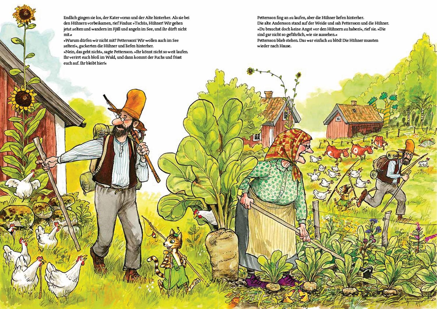 Beispielinhalt (Bild) Pettersson zeltet