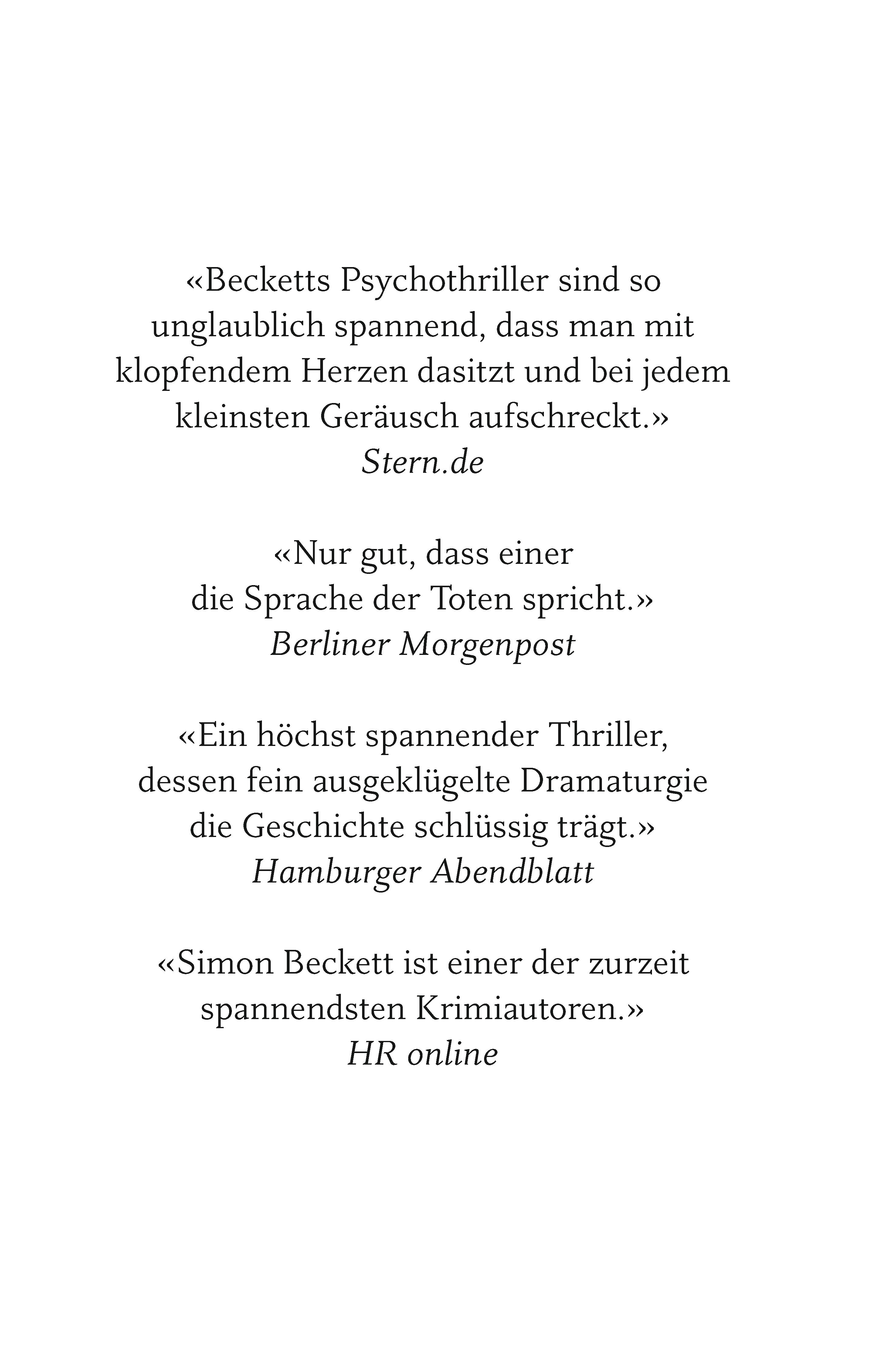 Beispielinhalt (Bild) Die ewigen Toten