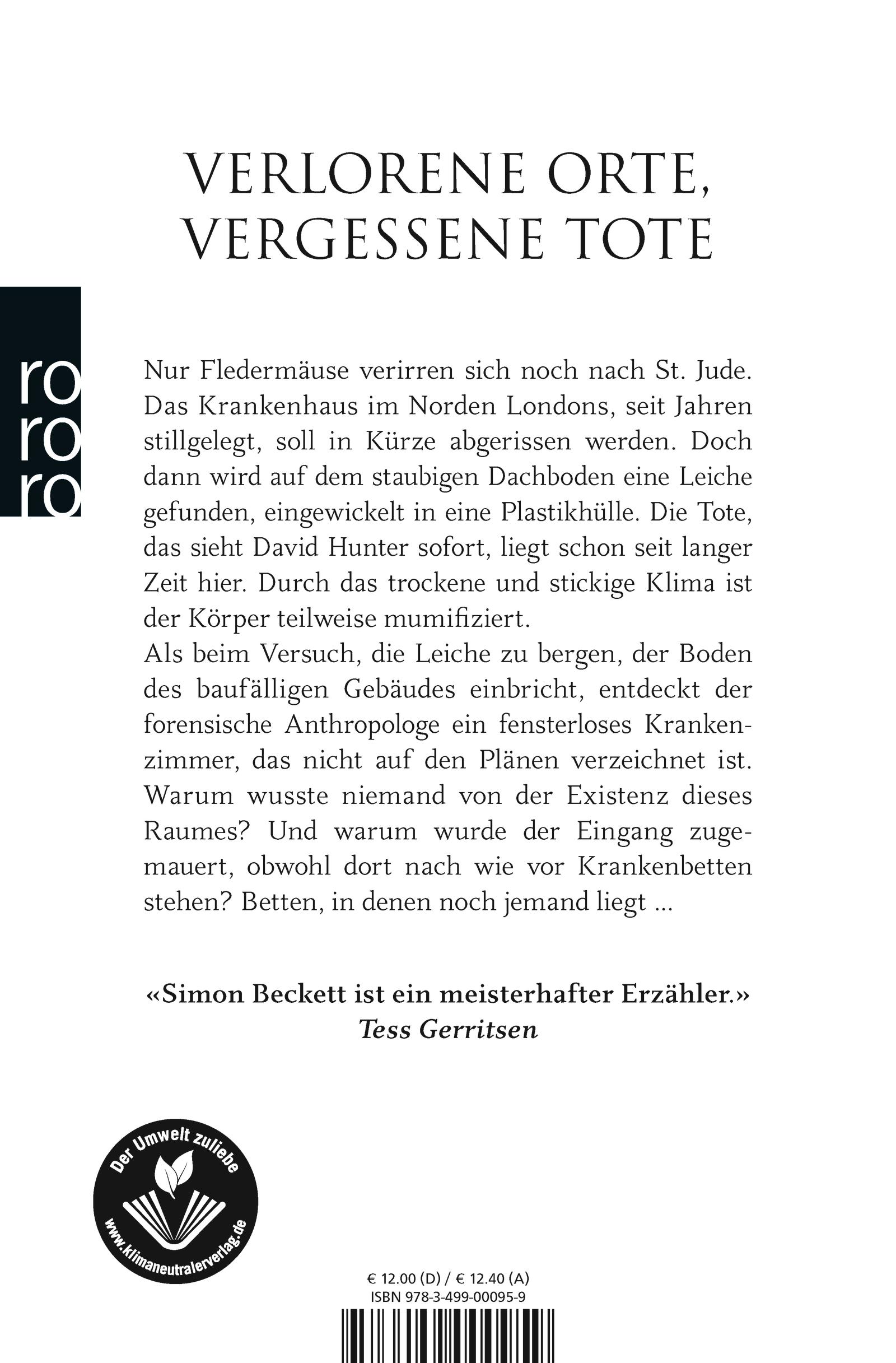 Rückseitencover Die ewigen Toten