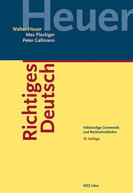 Vorderes Coverbild Richtiges Deutsch