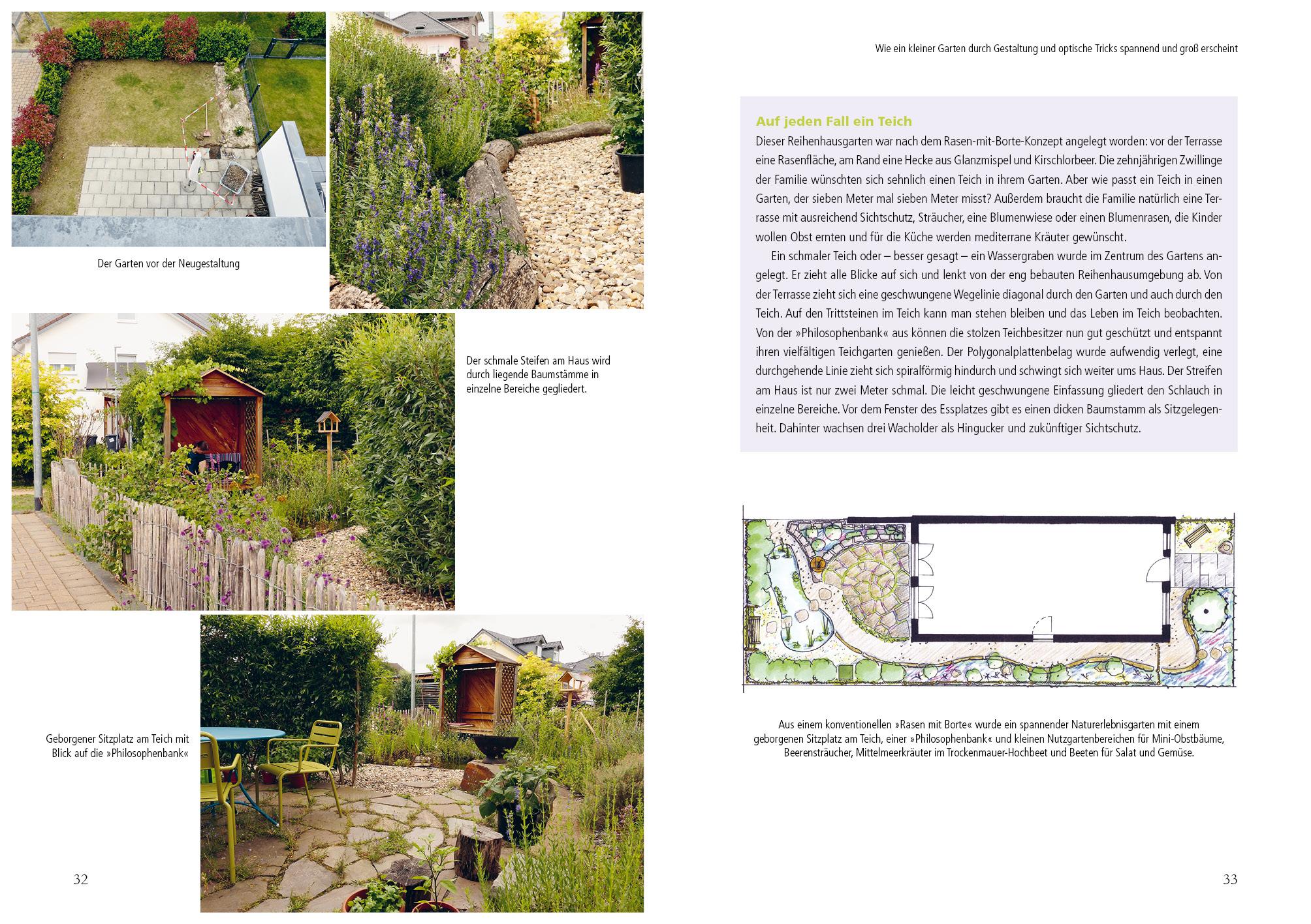 Beispielinhalt (Bild) Kleiner Garten naturnah