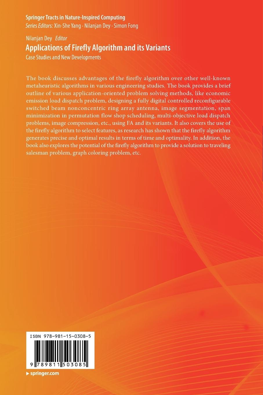 Rückseitencover Applications of Firefly Algorithm and its Variants