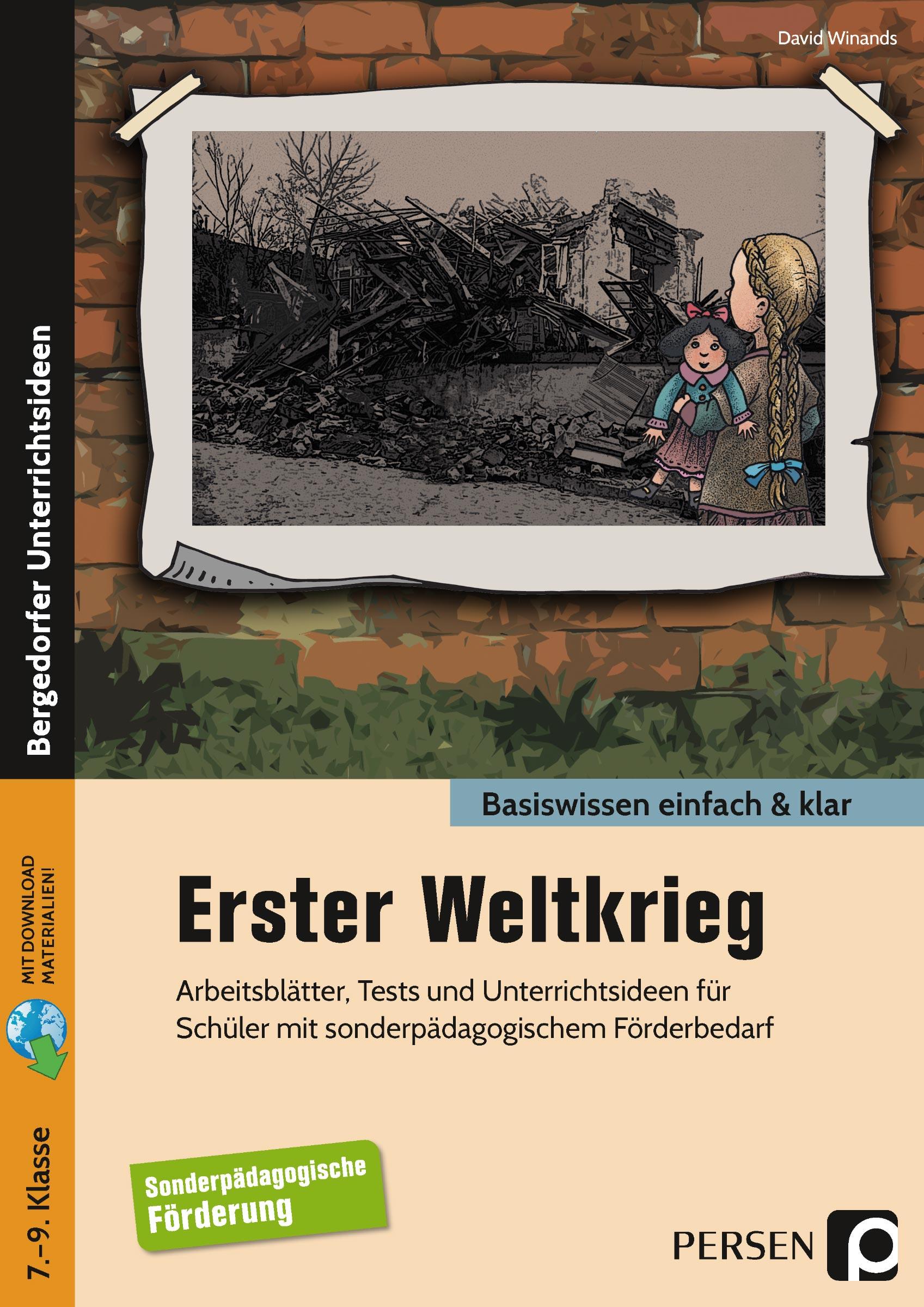 Vorderes Coverbild Erster Weltkrieg - einfach & klar