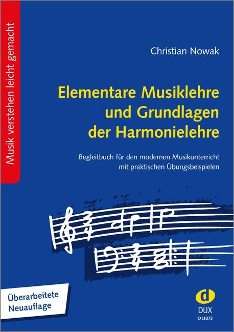 Vorderes Coverbild Elementare Musiklehre und Grundlagen der Harmonielehre