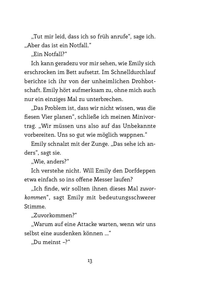 Beispielinhalt (Bild) Mission Hollercamp Band 2 - Das verlassene Boot