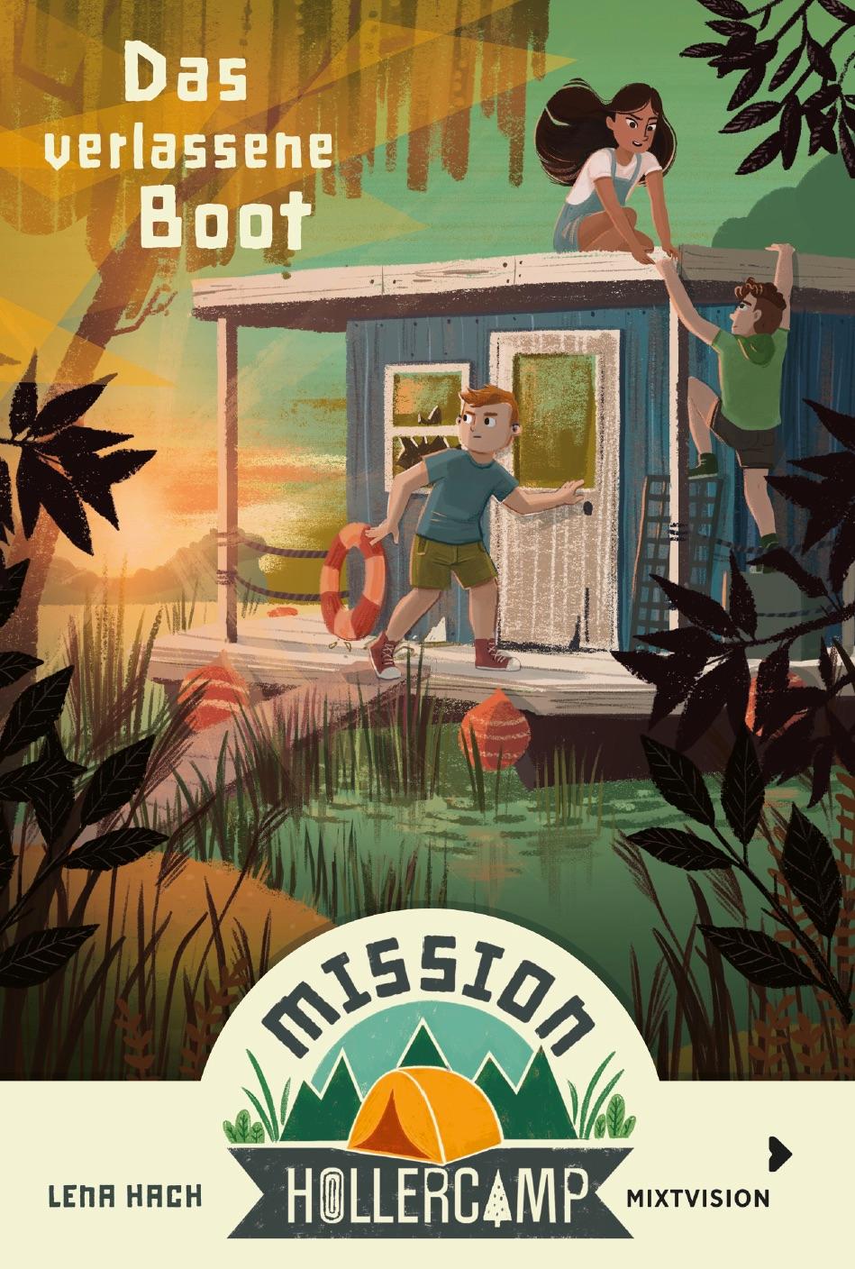 Vorderes Coverbild Mission Hollercamp Band 2 - Das verlassene Boot