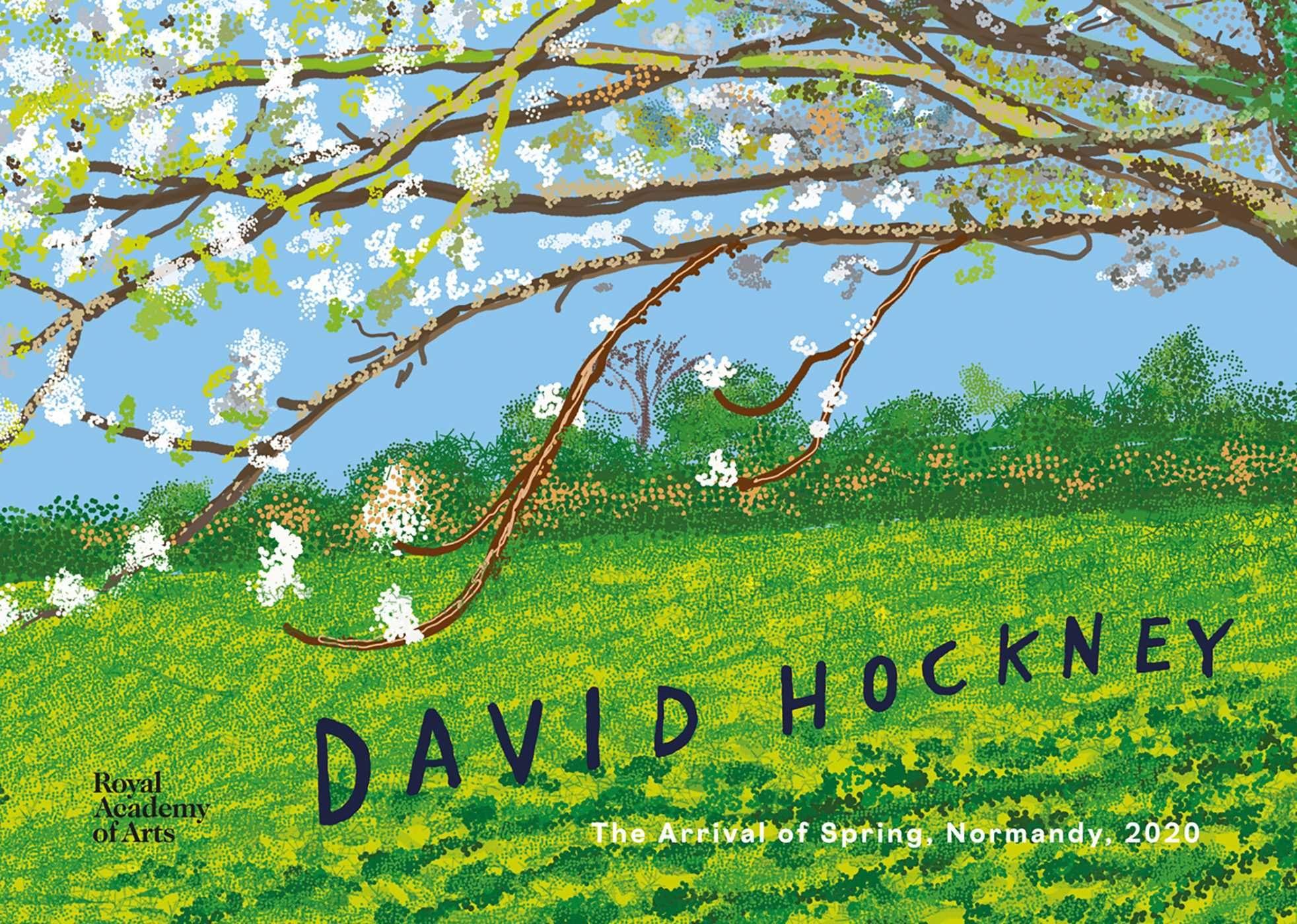 Vorderes Coverbild David Hockney: The Arrival of Spring in Normandy, 2020