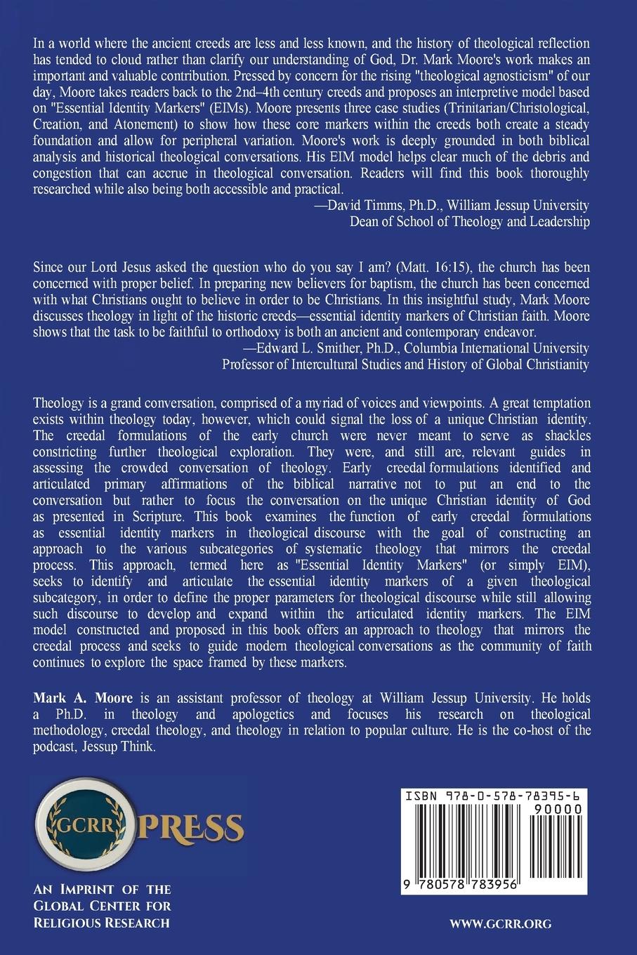 Rückseitencover Early Creedal Formulations and Theological Discourse