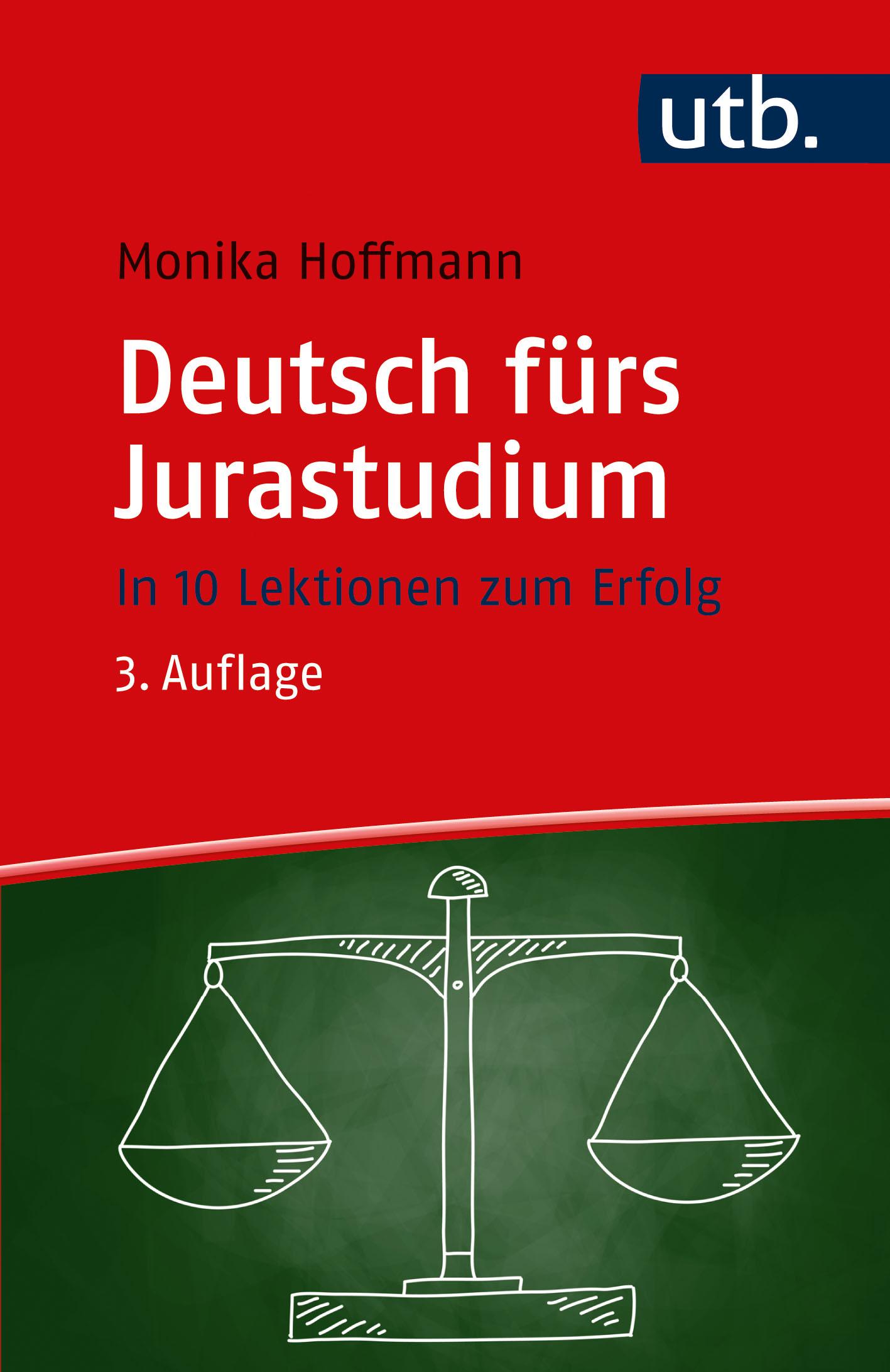Vorderes Coverbild Deutsch fürs Jurastudium