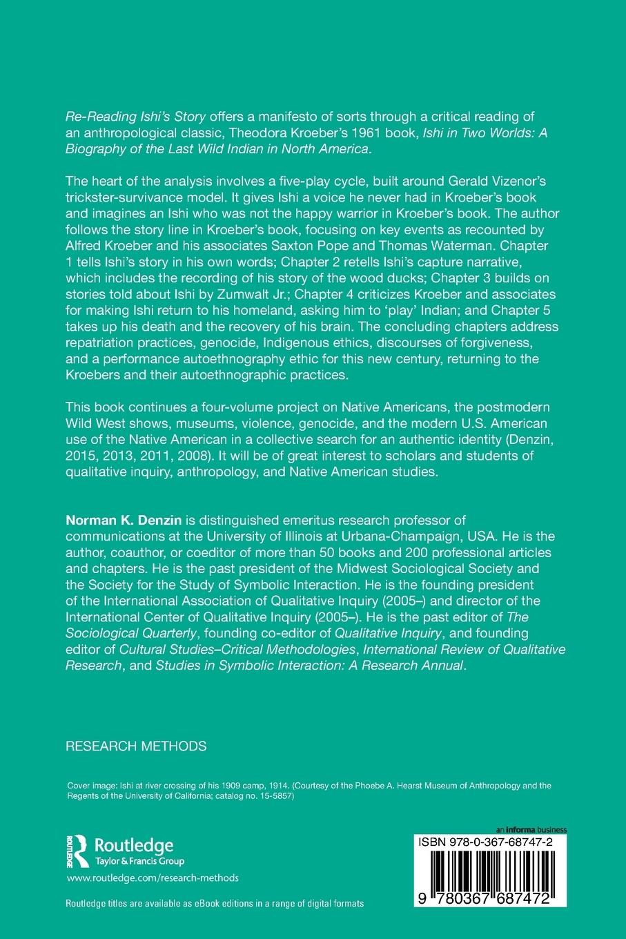 Rückseitencover Re-Reading Ishi's Story