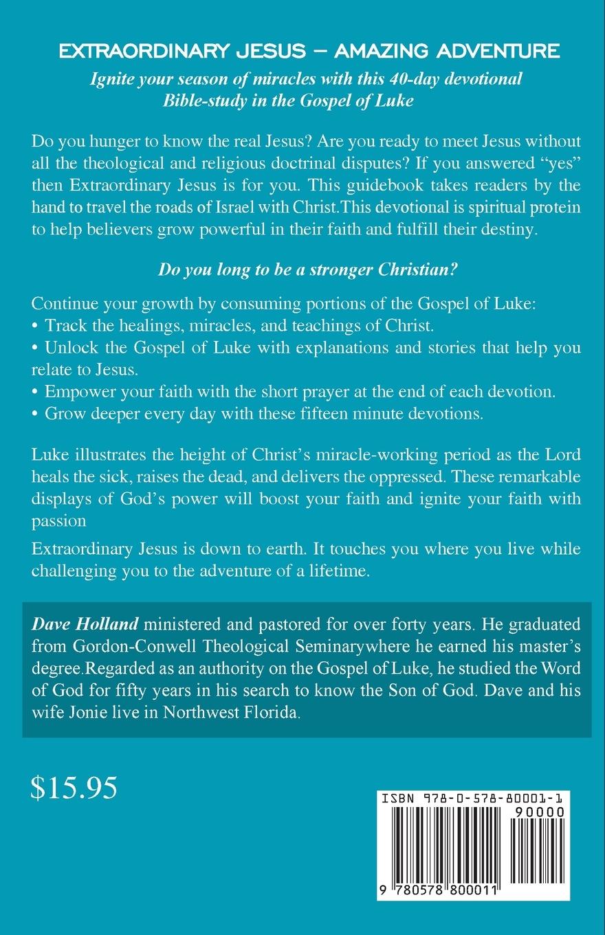 Rückseitencover Extraordinary Jesus