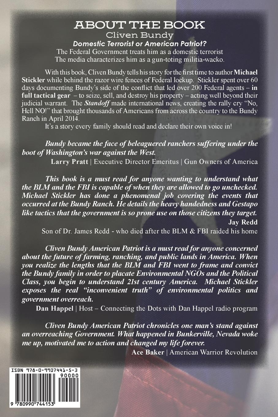Rückseitencover Cliven Bundy