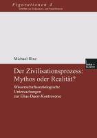Vorderes Coverbild Der Zivilisationsprozess: Mythos oder Realität?
