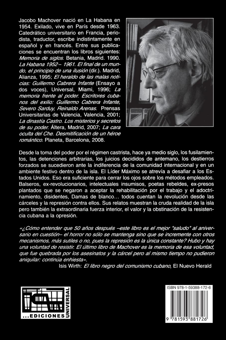 Rückseitencover EL LIBRO NEGRO DEL CASTRISMO