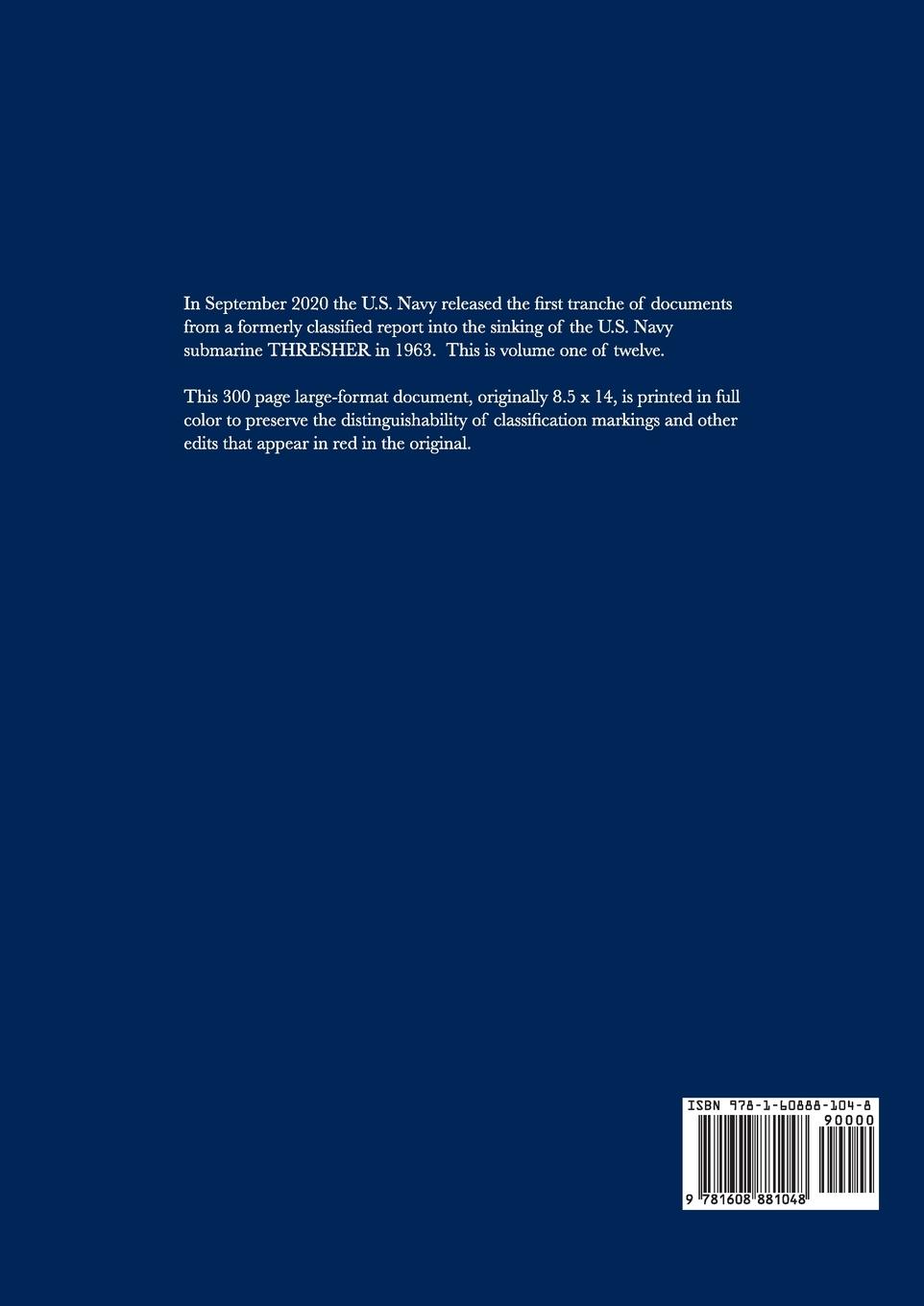 Rückseitencover Record of Proceedings of THRESHER Inquiry