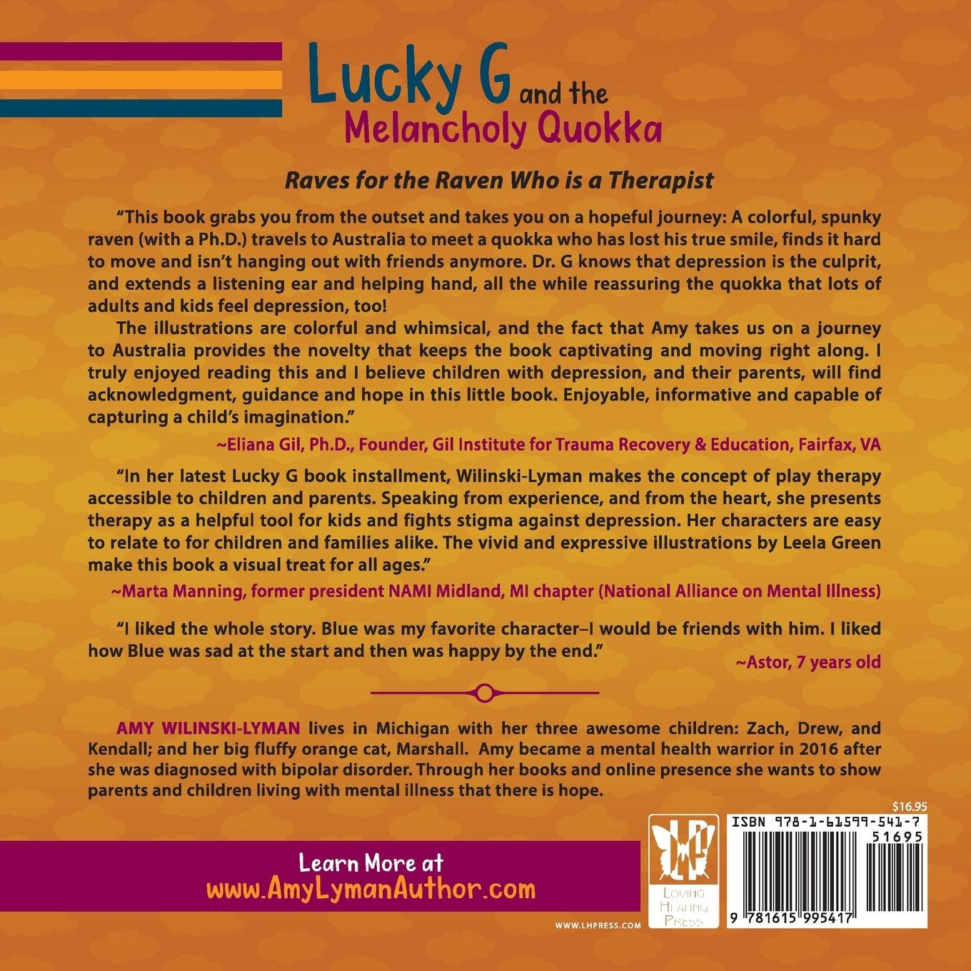 Rückseitencover Lucky G and the Melancholy Quokka