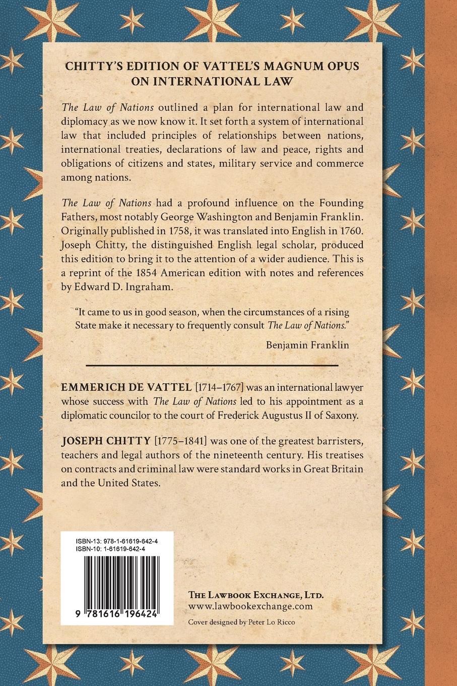 Rückseitencover The Law of Nations (1854)