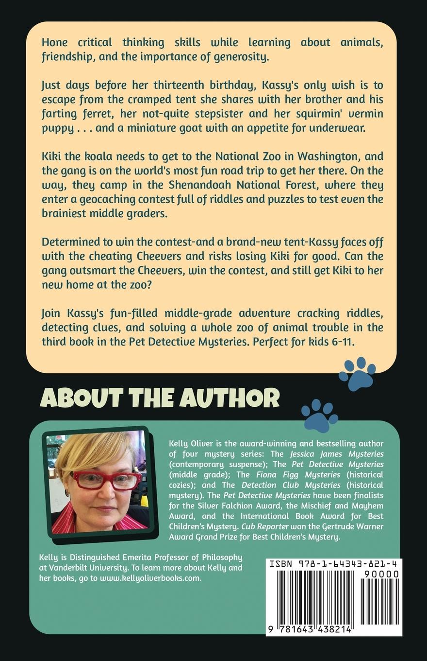 Rückseitencover Geocacher, A Fun-Filled Mystery for Kids