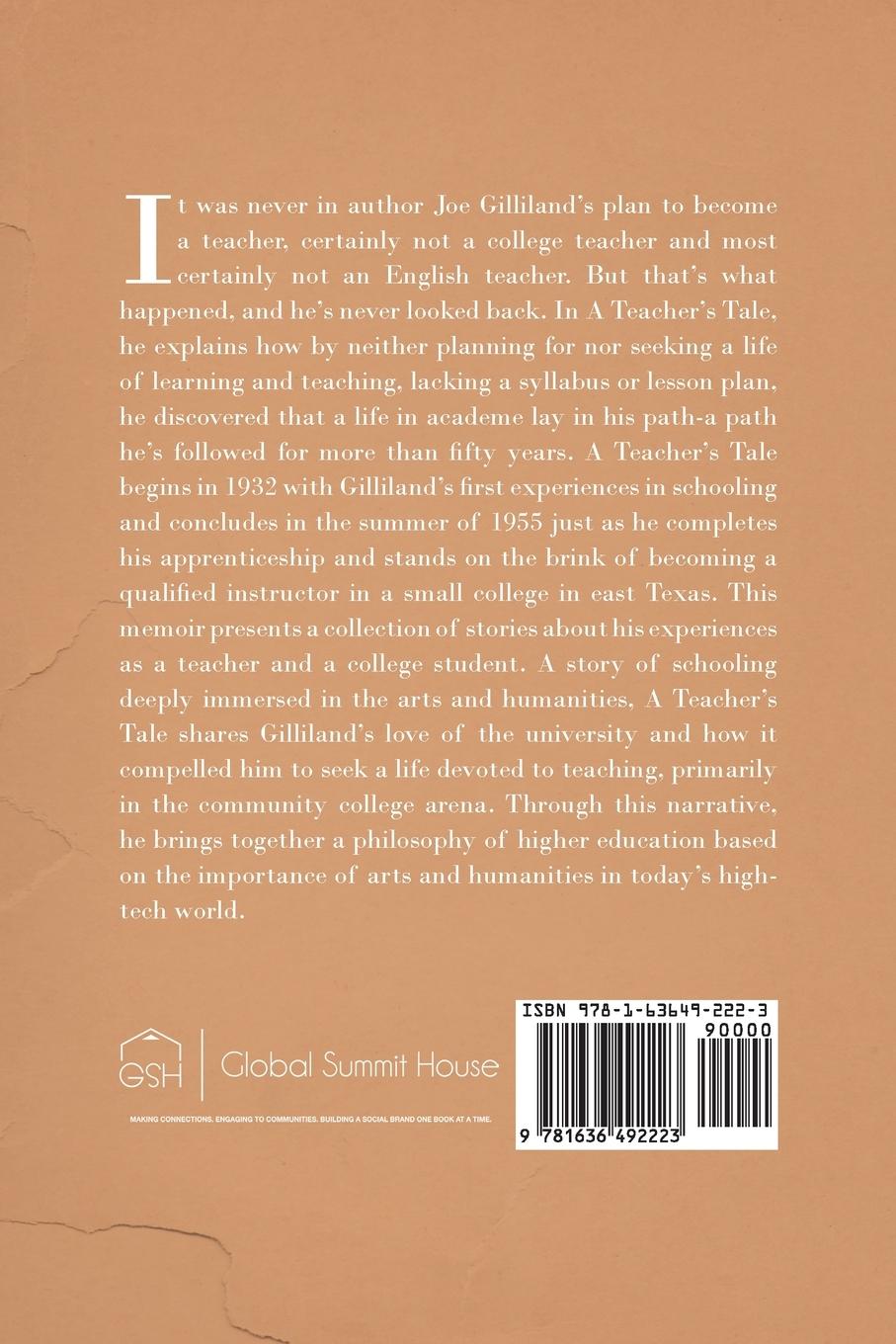 Rückseitencover A Teacher's Tale