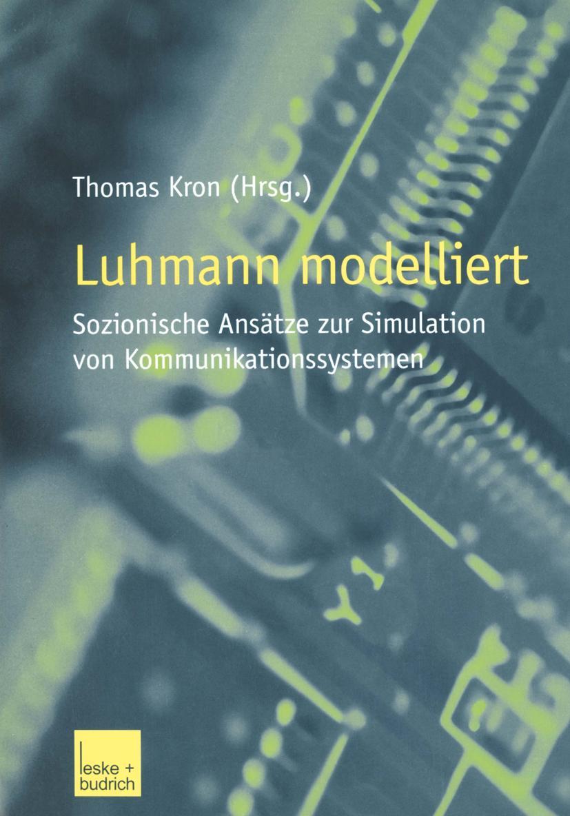 Vorderes Coverbild Luhmann modelliert