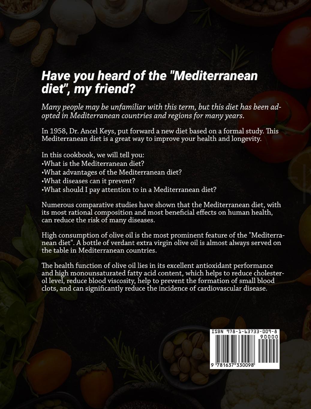 Rückseitencover 30-Minute Mediterranean Diet Cookbook