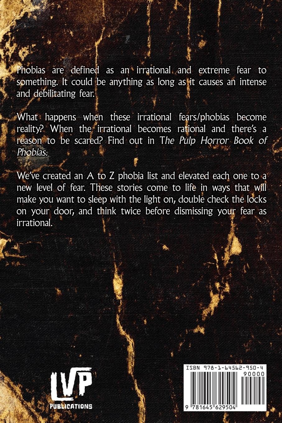 Rückseitencover The Pulp Horror Book of Phobias