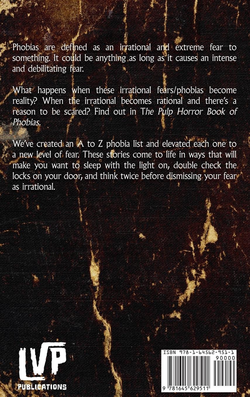Rückseitencover The Pulp Horror Book of Phobias