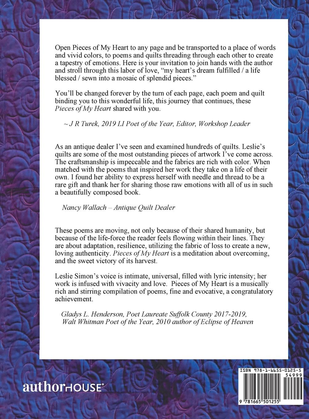 Rückseitencover Pieces of My Heart