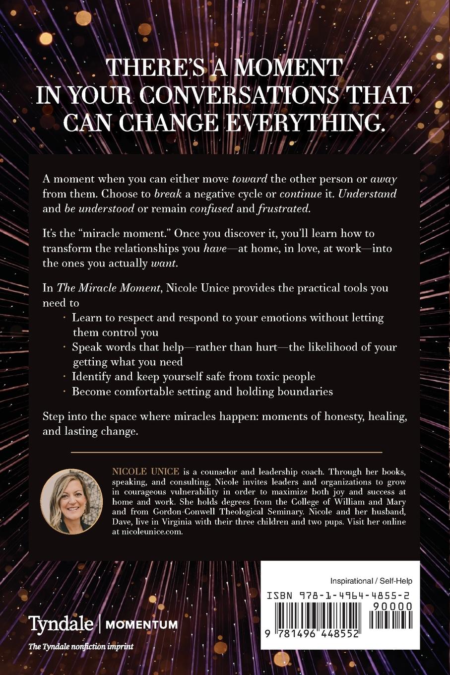 Rückseitencover The Miracle Moment