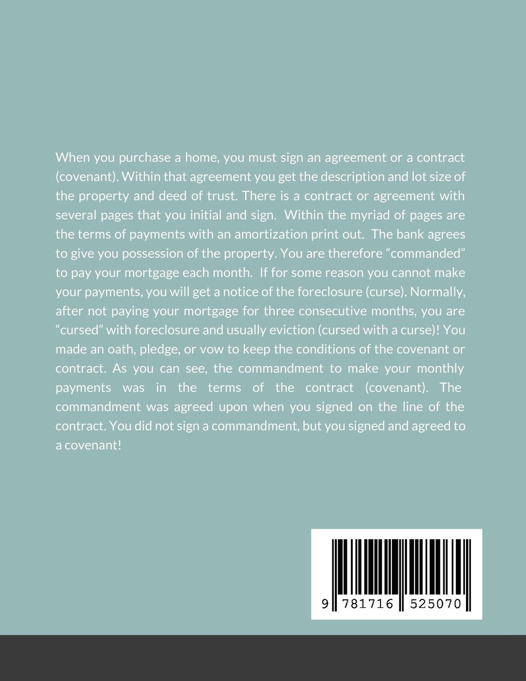 Rückseitencover THE COVENANT OF TITHING