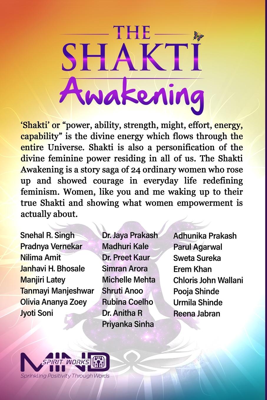 Rückseitencover The Shakti Awakening - Madhuri