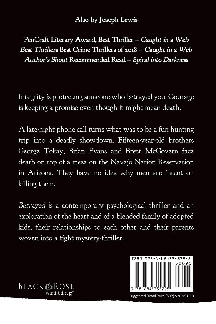 Rückseitencover Betrayed