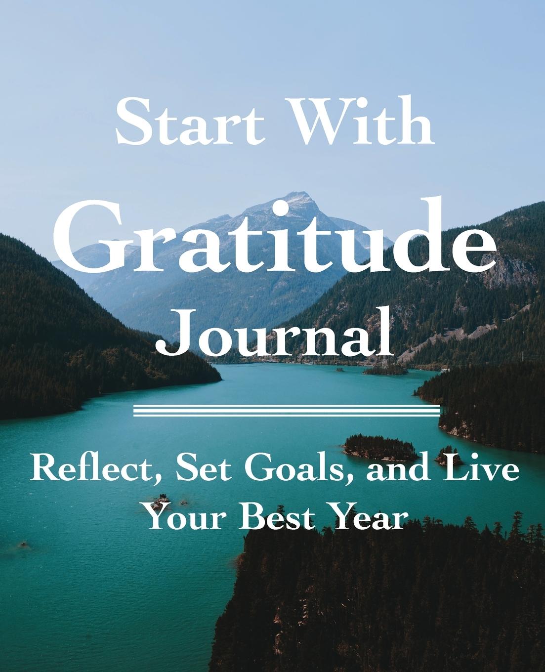 Vorderes Coverbild START WITH GRATITUDE JOURNAL