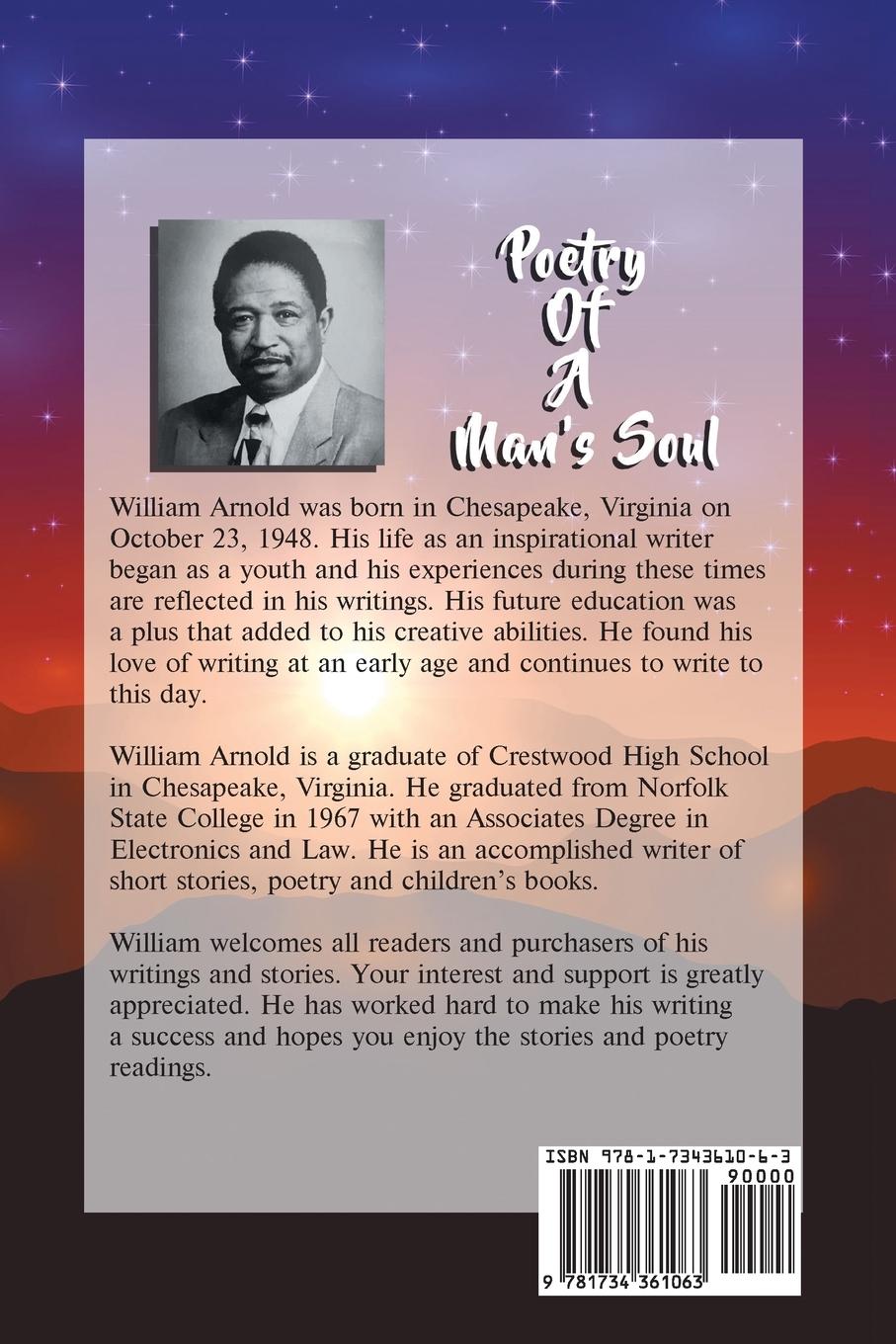 Rückseitencover Poetry Of A Man's Soul