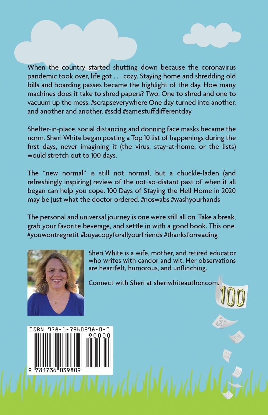 Rückseitencover 100 Days of Staying the Hell Home in 2020