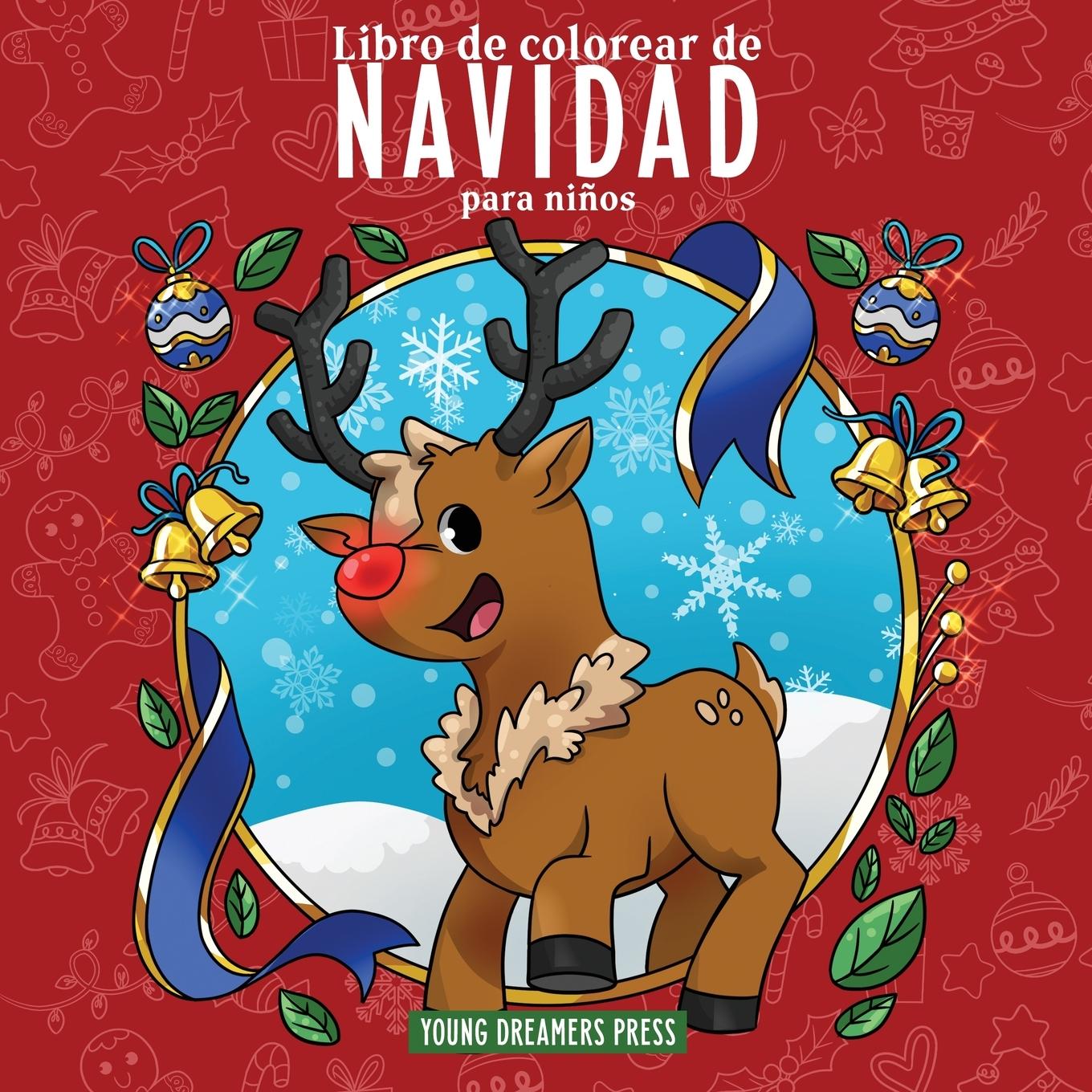 Vorderes Coverbild Libro de colorear de Navidad para niños