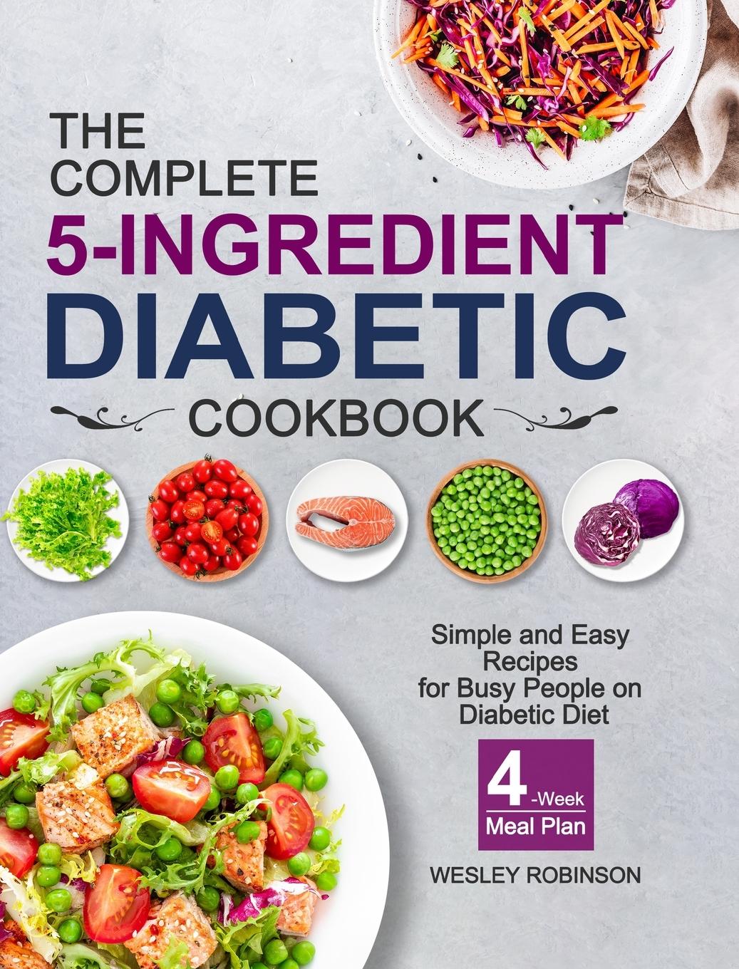Vorderes Coverbild The Complete 5-Ingredient Diabetic Cookbook
