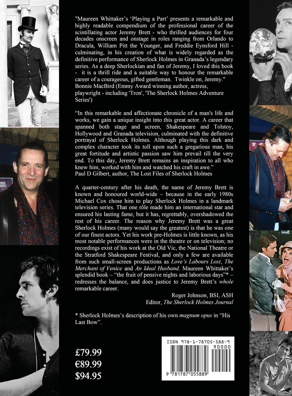 Rückseitencover Jeremy Brett - Playing A Part