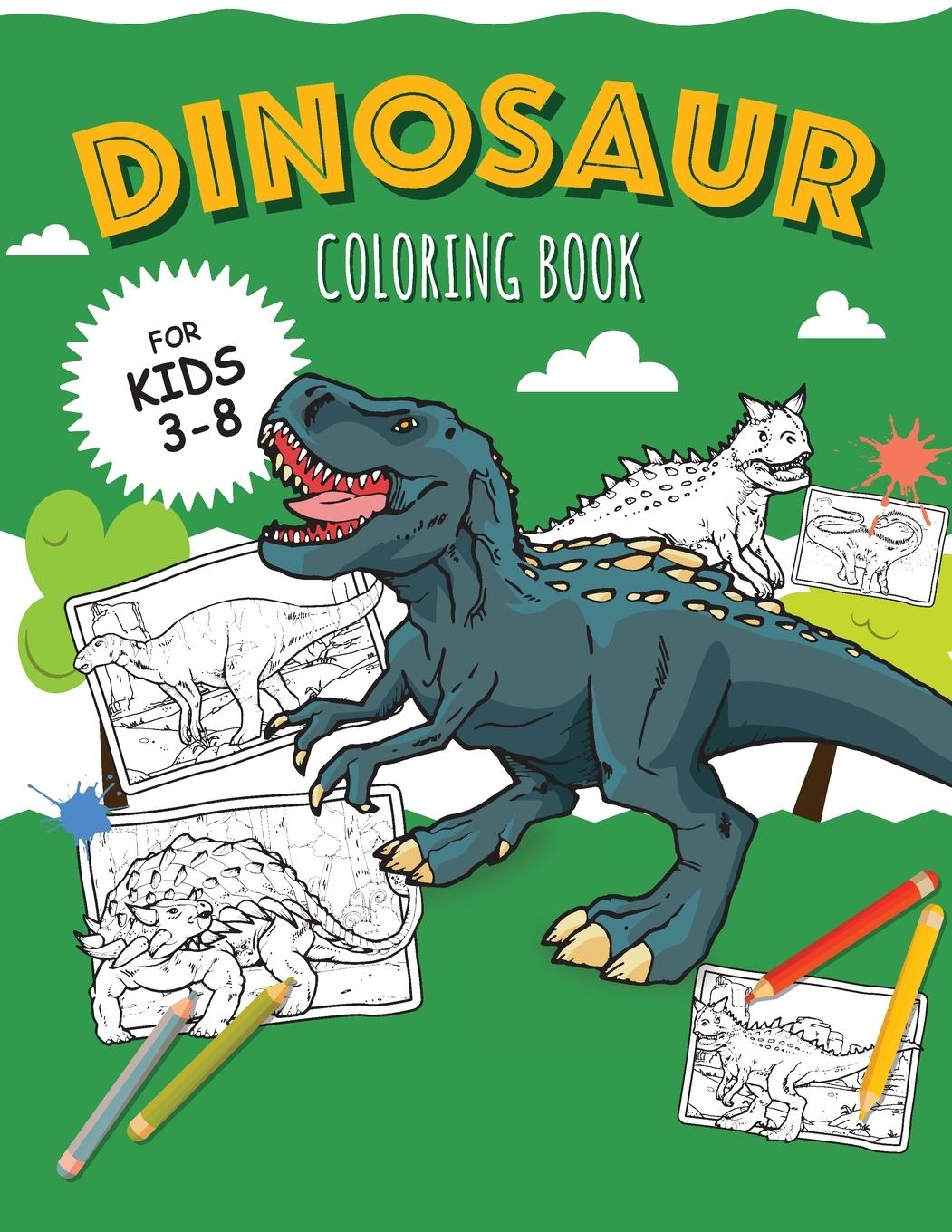 Vorderes Coverbild DINOSAURS - Coloring Book for Boys