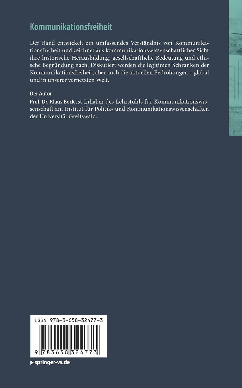 Rückseitencover Kommunikationsfreiheit