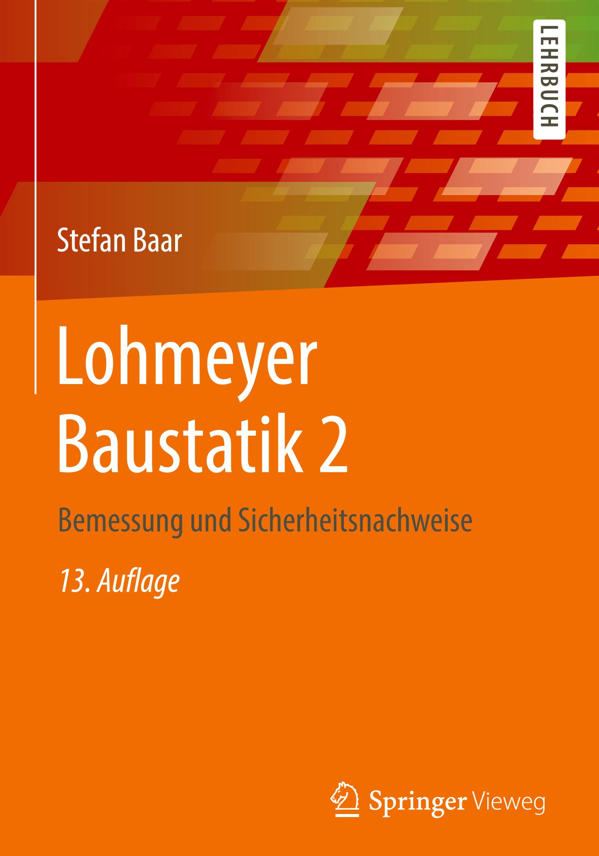 Vorderes Coverbild Lohmeyer Baustatik 2