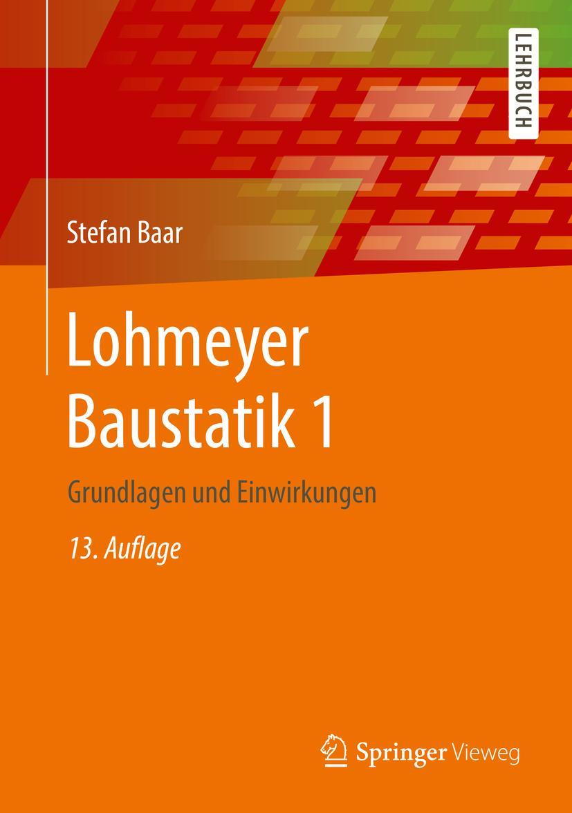 Vorderes Coverbild Lohmeyer Baustatik 1