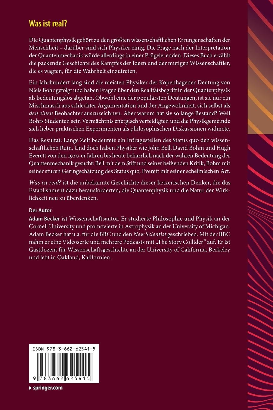 Rückseitencover Was ist real?