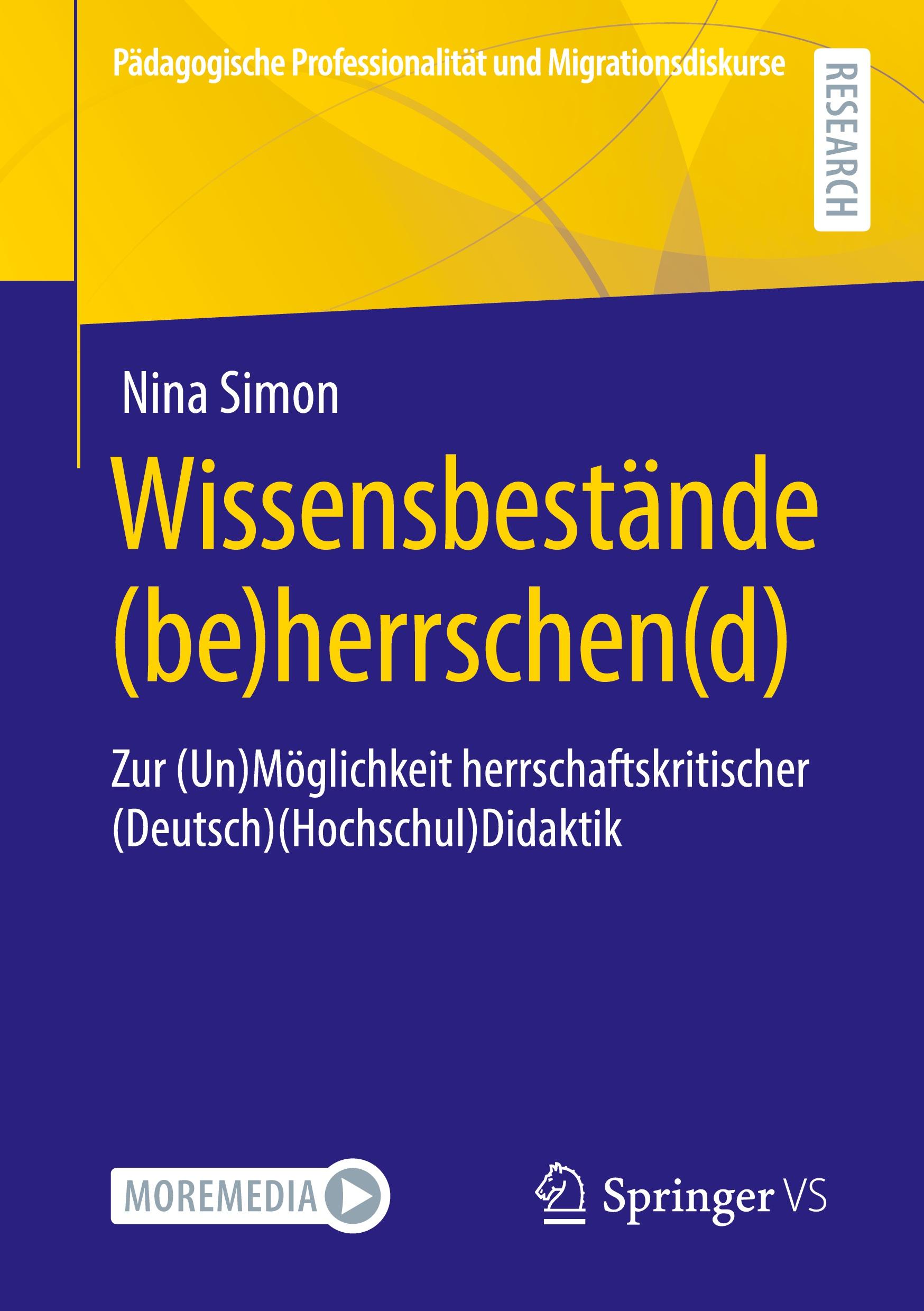 Vorderes Coverbild Wissensbestände (be)herrschen(d)