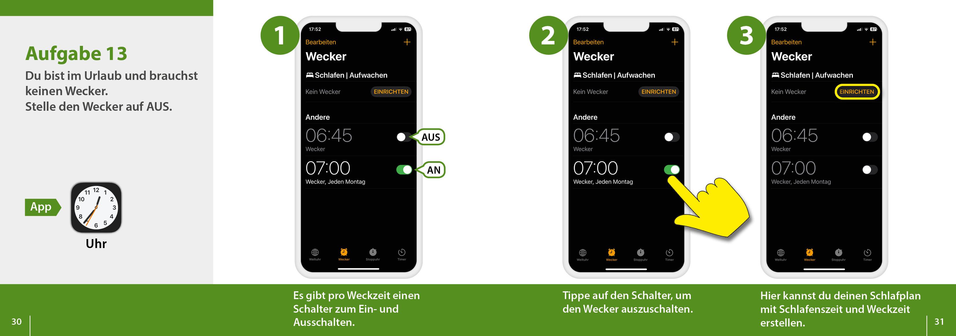 Beispielinhalt (Bild) Meine Smartphone-Anleitung für iOS / iPhone - Smartphonekurs für Senioren (Kursbuch Version iPhone) - Das Kursbuch für Apple iPhones / iOS
