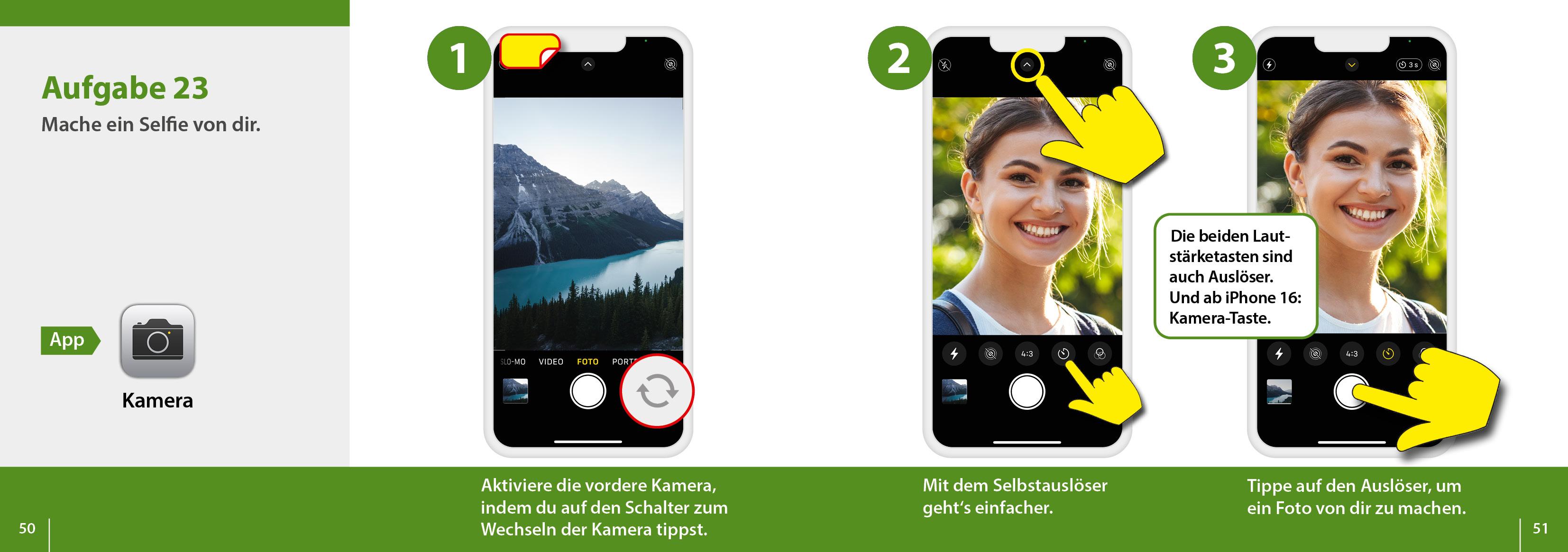 Beispielinhalt (Bild) Meine Smartphone-Anleitung für iOS / iPhone - Smartphonekurs für Senioren (Kursbuch Version iPhone) - Das Kursbuch für Apple iPhones / iOS