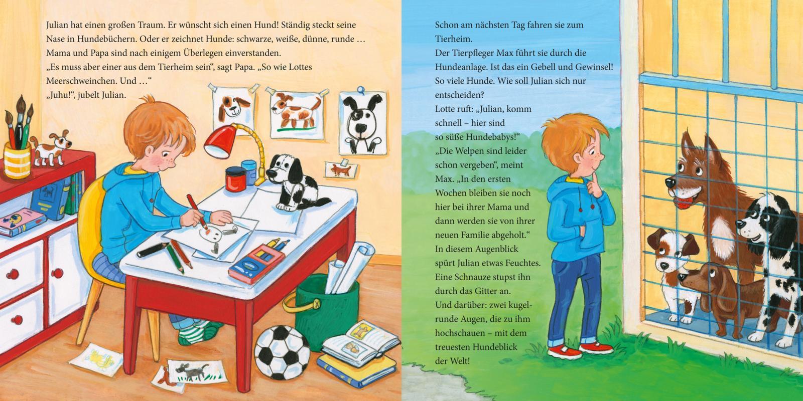 Beispielinhalt (Bild) LESEMAUS 176: Der kleine Hund - alles, was du wissen willst