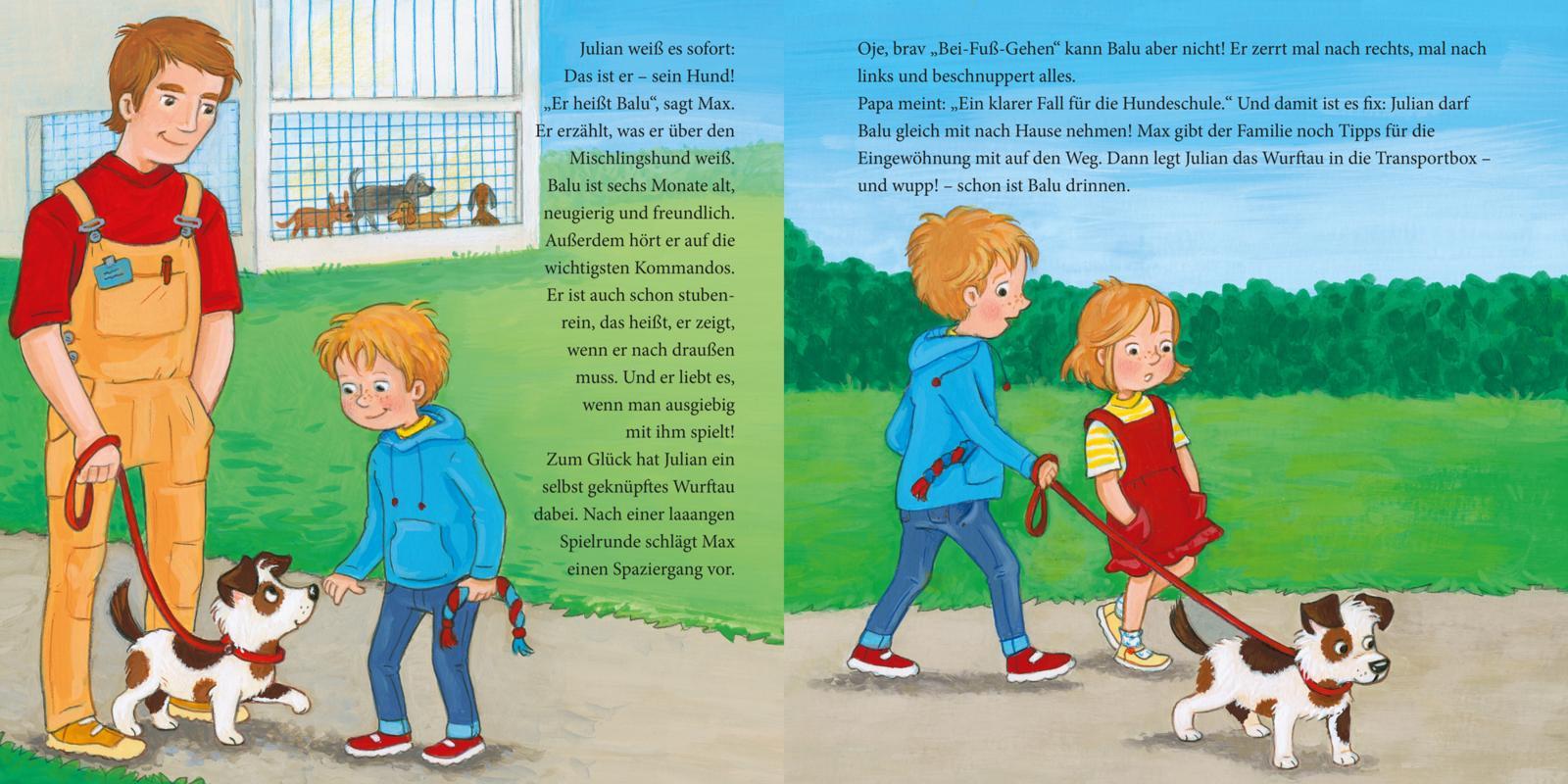 Beispielinhalt (Bild) LESEMAUS 176: Der kleine Hund - alles, was du wissen willst