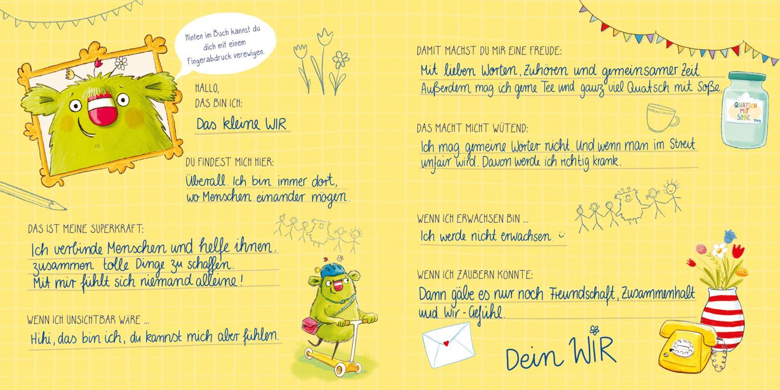 Beispielinhalt (Bild) Das sind WIR. Meine Freundinnen und Freunde