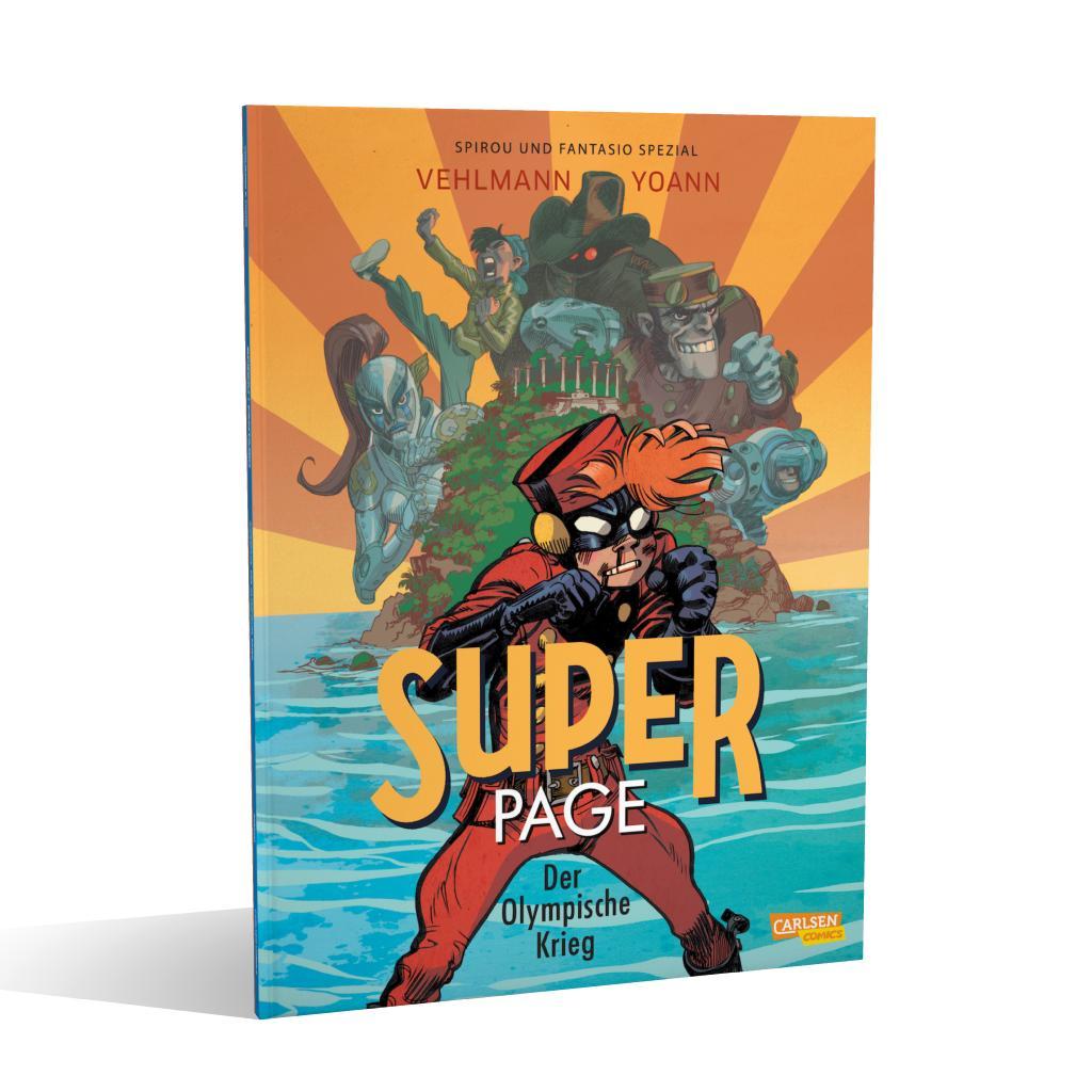 Beispielinhalt (Bild) Spirou und Fantasio Spezial 33: Der Superpage 2